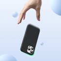 Gumowe elastyczne silikonowe etui pokrowiec iPhone 13 Pro Max czarny