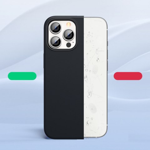 Gumowe elastyczne silikonowe etui pokrowiec iPhone 13 Pro czarny Gumowe elastyczne silikonowe etui pokrowiec iPhone 13 Pro czarny