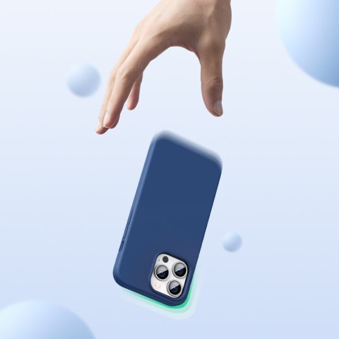 Gumowe elastyczne silikonowe etui pokrowiec iPhone 13 Pro niebieski Gumowe elastyczne silikonowe etui pokrowiec iPhone 13 Pro niebieski