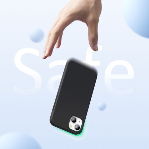 Gumowe elastyczne silikonowe etui pokrowiec iPhone 13 mini czarny Gumowe elastyczne silikonowe etui pokrowiec iPhone 13 mini czarny