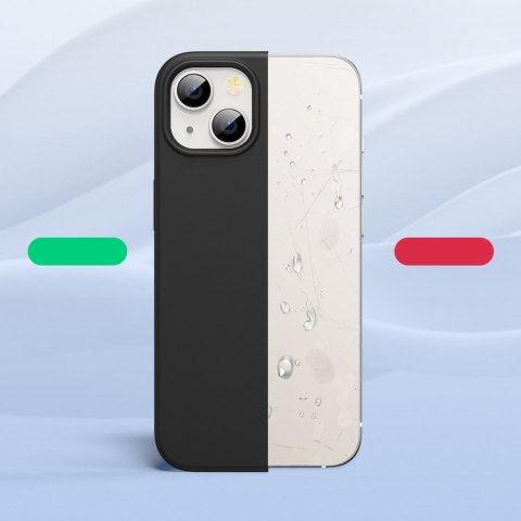 Gumowe elastyczne silikonowe etui pokrowiec iPhone 13 mini czarny Gumowe elastyczne silikonowe etui pokrowiec iPhone 13 mini czarny