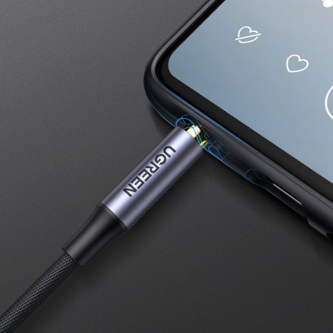 Kabel przewód audio AUX mini jack 3.5mm męski 3m czarny Kabel przewód audio AUX mini jack 3.5mm męski 3m czarny
