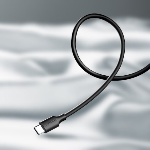 Kabel przewód przejściówka USB - USB-C Quick Charge 3.0 3A 0.25m czarny Kabel przewód przejściówka USB - USB-C Quick Charge 3.0 3A 0.25m czarny