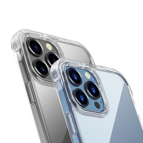 Magnetyczne etui do iPhone 13 Pro pancerny pokrowiec z haczykami podstawką przezroczysty Magnetyczne etui do iPhone 13 Pro pancerny pokrowiec z haczykami podstawką przezroczysty