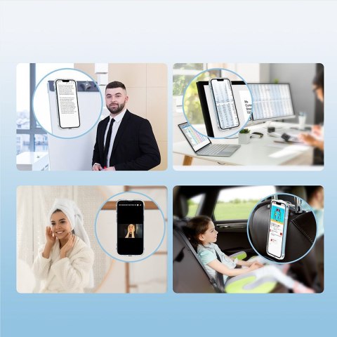 Magnetyczne etui do iPhone 13 Pro pancerny pokrowiec z haczykami podstawką przezroczysty Magnetyczne etui do iPhone 13 Pro pancerny pokrowiec z haczykami podstawką przezroczysty