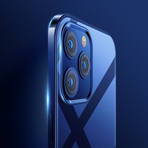 NBS ultra cienkie przezroczyste etui z metaliczną ramką do iPhone 12 Pro Max zielony NBS ultra cienkie przezroczyste etui z metaliczną ramką do iPhone 12 Pro Max zielony