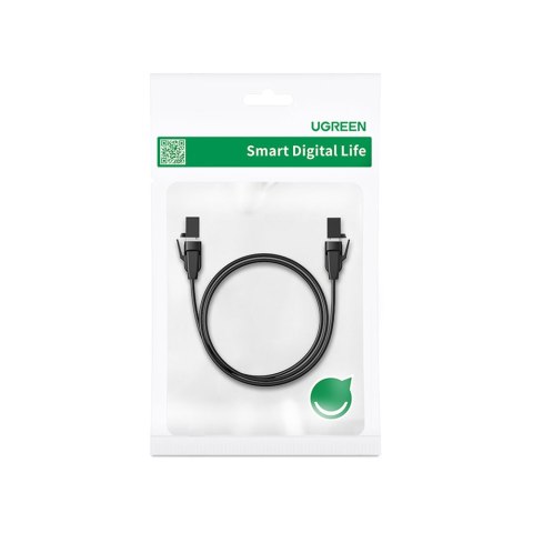 Płaski Kabel przewód patchcord sieciowy LAN Ethernet Cat.8 U/FTP 2m czarny Płaski Kabel przewód patchcord sieciowy LAN Ethernet Cat.8 U/FTP 2m czarny