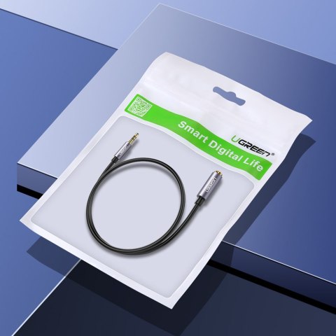 Przedłużacz kabel adapter audio AUX mini jack 3.5mm 1.5m niebieski Przedłużacz kabel adapter audio AUX mini jack 3.5mm 1.5m niebieski