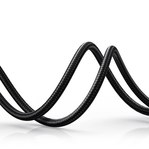 Przewód kabel kątowy AUX 2x mini jack 3.5mm 1.5m niebieski Przewód kabel kątowy AUX 2x mini jack 3.5mm 1.5m niebieski
