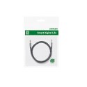 Przewód kabel kątowy AUX 2x mini jack 3.5mm 1.5m niebieski