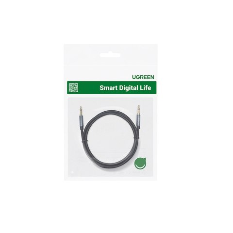 Przewód kabel kątowy AUX 2x mini jack 3.5mm 1.5m niebieski Przewód kabel kątowy AUX 2x mini jack 3.5mm 1.5m niebieski