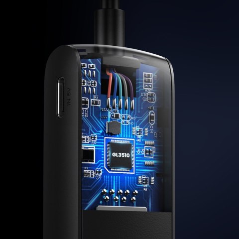 Rozdzielacz portów HUB USB-A - 4x USB 3.2 Gen 1 czarny Rozdzielacz portów HUB USB-A - 4x USB 3.2 Gen 1 czarny