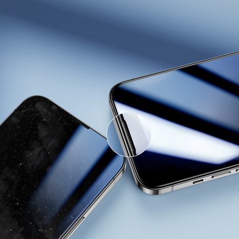 Szkło hartowane do iPhone 14 Plus na cały ekran z ramką przezroczysty Knight 2.5D TG Szkło hartowane do iPhone 14 Plus na cały ekran z ramką przezroczysty Knight 2.5D TG
