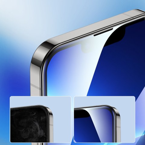 Szkło hartowane do iPhone 14 Plus na cały ekran z ramką przezroczysty Knight 2.5D TG Szkło hartowane do iPhone 14 Plus na cały ekran z ramką przezroczysty Knight 2.5D TG