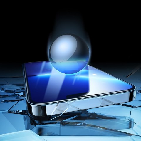 Szkło hartowane do iPhone 14 Plus na cały ekran z ramką przezroczysty Knight 2.5D TG Szkło hartowane do iPhone 14 Plus na cały ekran z ramką przezroczysty Knight 2.5D TG