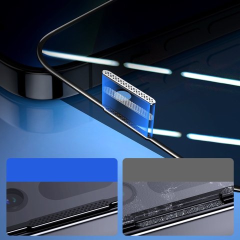 Szkło hartowane do iPhone 14 Plus z filtrem Anti-Spy na cały ekran z ramką przezroczysty Szkło hartowane do iPhone 14 Plus z filtrem Anti-Spy na cały ekran z ramką przezroczysty