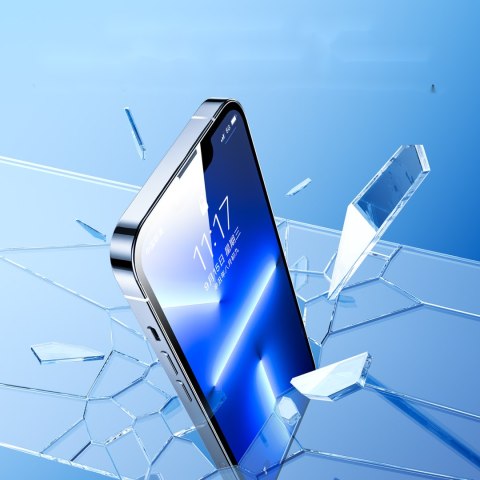 Szkło hartowane do iPhone 14 Plus z zestawem montażowym przezroczysty Knight Szkło hartowane do iPhone 14 Plus z zestawem montażowym przezroczysty Knight