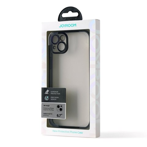 Case etui żelowe do iPhone 14 Plus obudowa pokrowiec z metaliczną ramką 14Q czarny Case etui żelowe do iPhone 14 Plus obudowa pokrowiec z metaliczną ramką 14Q czarny