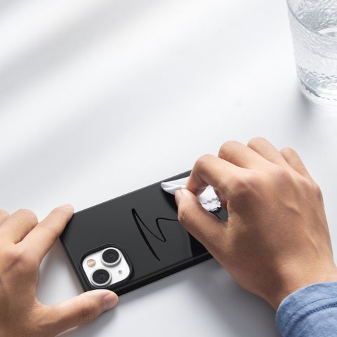 Elastyczne silikonowe etui na telefon do iPhone 14 Plus Protective Case czarny Elastyczne silikonowe etui na telefon do iPhone 14 Plus Protective Case czarny
