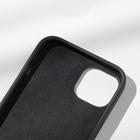 Elastyczne silikonowe etui na telefon do iPhone 14 Plus Protective Case czarny Elastyczne silikonowe etui na telefon do iPhone 14 Plus Protective Case czarny