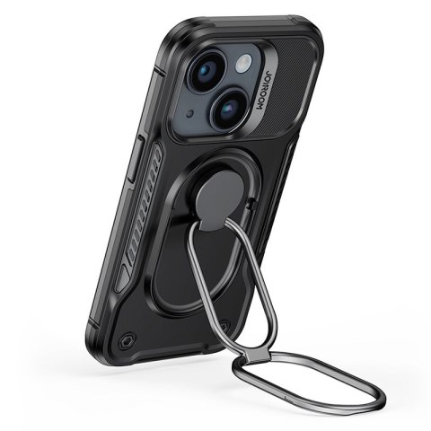 Etui do iPhone 14 Plus pancerny pokrowiec z podstawką uchwytem ring holder czarne Etui do iPhone 14 Plus pancerny pokrowiec z podstawką uchwytem ring holder czarne