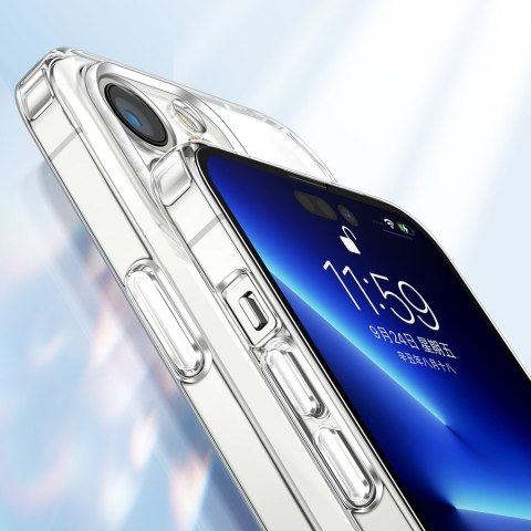 Etui do iPhone 14 Plus wytrzymały pokrowiec obudowa przezroczysty 14D Etui do iPhone 14 Plus wytrzymały pokrowiec obudowa przezroczysty 14D