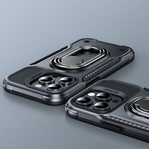 Etui do iPhone 14 Pro pancerny pokrowiec z podstawką uchwytem ring holder czarne Etui do iPhone 14 Pro pancerny pokrowiec z podstawką uchwytem ring holder czarne