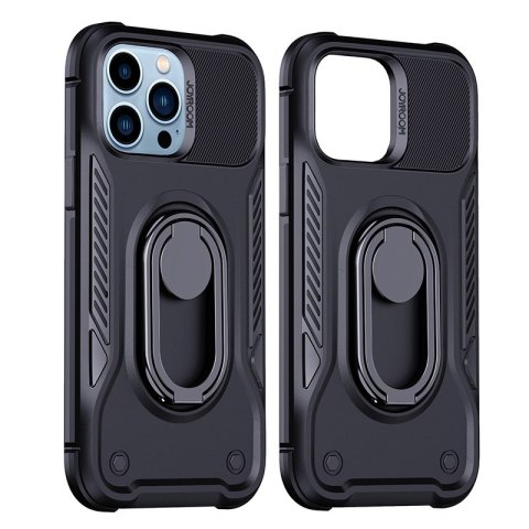 Etui do iPhone 14 Pro pancerny pokrowiec z podstawką uchwytem ring holder czarne Etui do iPhone 14 Pro pancerny pokrowiec z podstawką uchwytem ring holder czarne