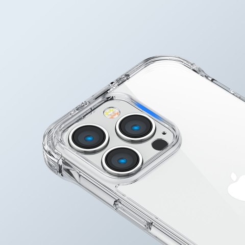 Etui pokrowiec do iPhone 14 Plus pancerna obudowa z haczykami podstawką przezroczysty Etui pokrowiec do iPhone 14 Plus pancerna obudowa z haczykami podstawką przezroczysty