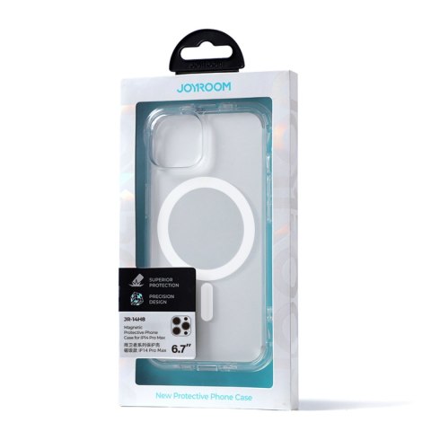 Magnetyczne etui do iPhone 14 Pro Max pancerny pokrowiec z haczykami podstawką przezroczysty Magnetyczne etui do iPhone 14 Pro Max pancerny pokrowiec z haczykami podstawką przezroczysty
