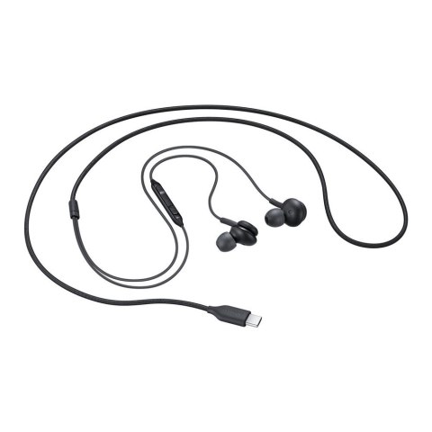 Przewodowe słuchawki dokanałowe AKG złącze USB-C czarny Przewodowe słuchawki dokanałowe AKG złącze USB-C czarny