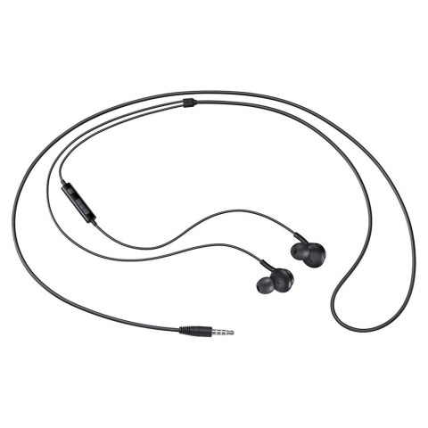 Słuchawki Dokanałowe 3,5mm mini jack z pilotem i mikrofonem czarny Słuchawki Dokanałowe 3,5mm mini jack z pilotem i mikrofonem czarny