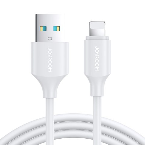 Elastyczny wytrzymały kabel USB - iPhone do ładowania i transmisji danych 1m biały Elastyczny wytrzymały kabel USB - iPhone do ładowania i transmisji danych 1m biały