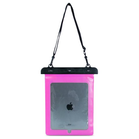 Etui wodoszczelne na tablet PVC z regulowanym paskiem Outdoor - różowe Etui wodoszczelne na tablet PVC z regulowanym paskiem Outdoor - różowe