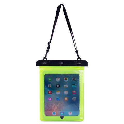 Etui wodoszczelne na tablet PVC z regulowanym paskiem Outdoor - zielone Etui wodoszczelne na tablet PVC z regulowanym paskiem Outdoor - zielone