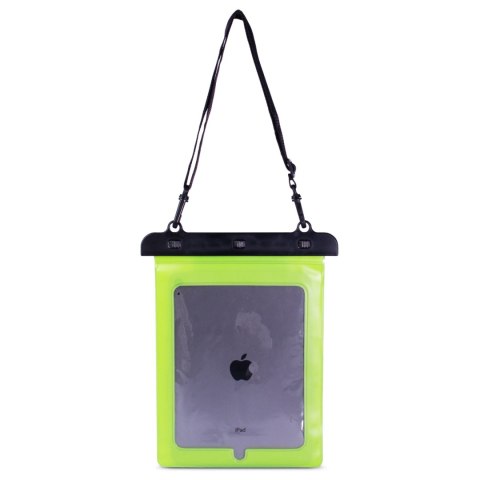 Etui wodoszczelne na tablet PVC z regulowanym paskiem Outdoor - zielone Etui wodoszczelne na tablet PVC z regulowanym paskiem Outdoor - zielone