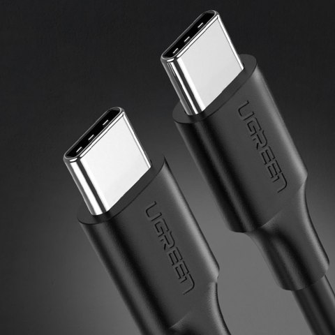 Kabel przewód USB-C do ładowania i transferu danych 3A 0.5m czarny Kabel przewód USB-C do ładowania i transferu danych 3A 0.5m czarny
