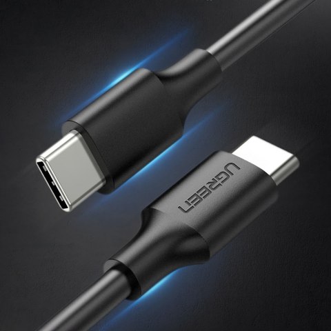 Kabel przewód USB-C do ładowania i transferu danych 3A 1.5m czarny Kabel przewód USB-C do ładowania i transferu danych 3A 1.5m czarny