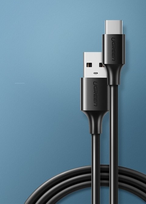 Kabel przewód USB - USB-C 3A 3m czarny Kabel przewód USB - USB-C 3A 3m czarny
