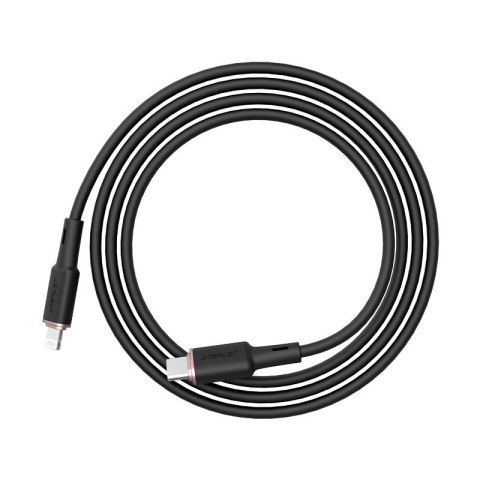 Kabel przewód do iPhone MFI USB-C - Lightning 30W 3A 1.2m czarny Kabel przewód do iPhone MFI USB-C - Lightning 30W 3A 1.2m czarny