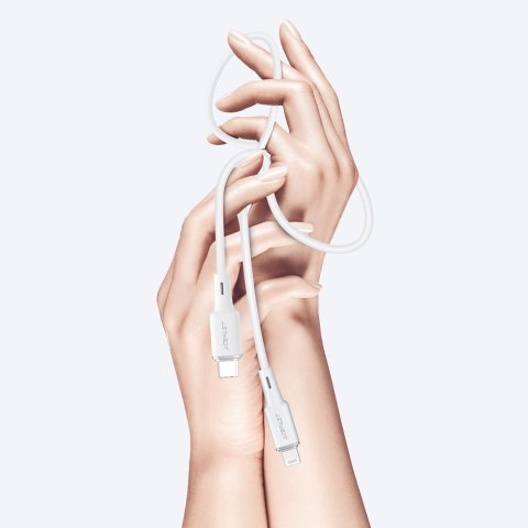 Kabel przewód do iPhone MFI USB-C - Lightning 30W 3A 1.2m czarny Kabel przewód do iPhone MFI USB-C - Lightning 30W 3A 1.2m czarny