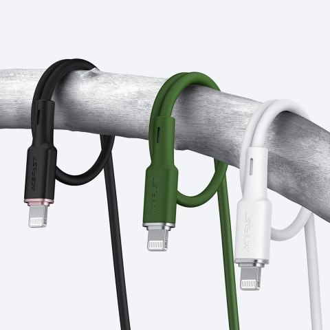 Kabel przewód do iPhone MFI USB-C - Lightning 30W 3A 1.2m czarny Kabel przewód do iPhone MFI USB-C - Lightning 30W 3A 1.2m czarny