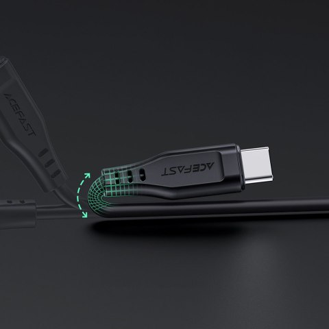 Kabel przewód do iPhone MFI USB-C - Lightning 30W 3A 1.2m czarny Kabel przewód do iPhone MFI USB-C - Lightning 30W 3A 1.2m czarny