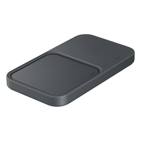 Ładowarka indukcyjna na dwa urządzenia Duo 15W czarny Ładowarka indukcyjna na dwa urządzenia Duo 15W czarny