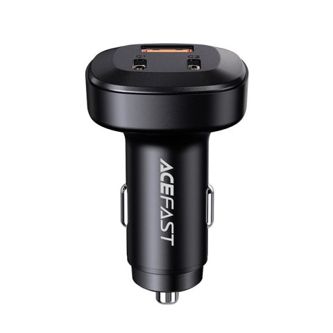 Ładowarka samochodowa 66W 2x USB-C USB Power Delivery QC 4.0 czarny Ładowarka samochodowa 66W 2x USB-C USB Power Delivery QC 4.0 czarny