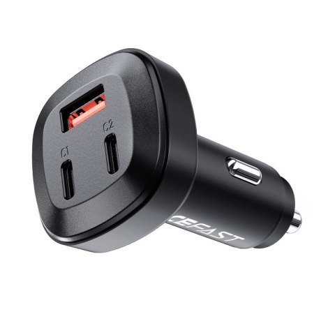 Ładowarka samochodowa 66W 2x USB-C USB Power Delivery QC 4.0 czarny Ładowarka samochodowa 66W 2x USB-C USB Power Delivery QC 4.0 czarny
