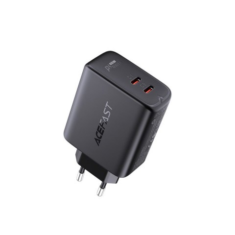 Ładowarka sieciowa 2x USB-C 40W PPS PD QC 3.0 AFC FCP biały Ładowarka sieciowa 2x USB-C 40W PPS PD QC 3.0 AFC FCP biały