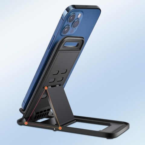 Podstawka stojak na telefon tablet uniwersalny rozkładany biała Podstawka stojak na telefon tablet uniwersalny rozkładany biała
