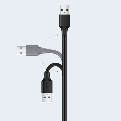 Przedłużacz adapter do kabla przewodu USB 2.0 5m czarny Przedłużacz adapter do kabla przewodu USB 2.0 5m czarny
