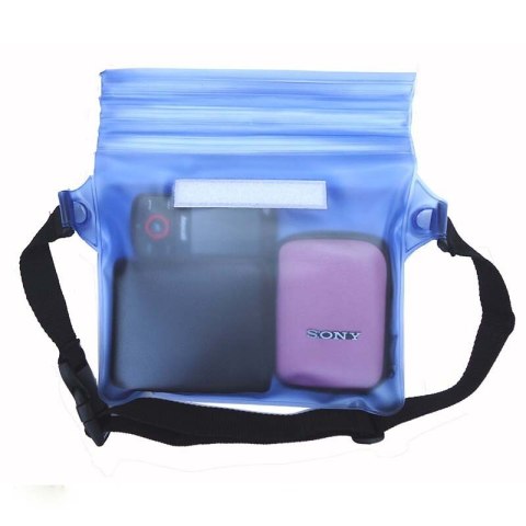 Saszetka nerka wodoodporna PVC na telefon dokumenty Outdoor - pomarańczowa Saszetka nerka wodoodporna PVC na telefon dokumenty Outdoor - pomarańczowa